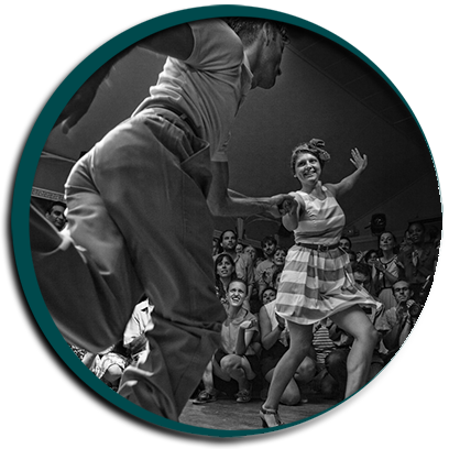 image couple danseurs de lidy-hop et balboa, swing